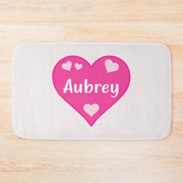 Item preview, Aubrey Name Pink Heart  designed and sold by Jeallan Designs.