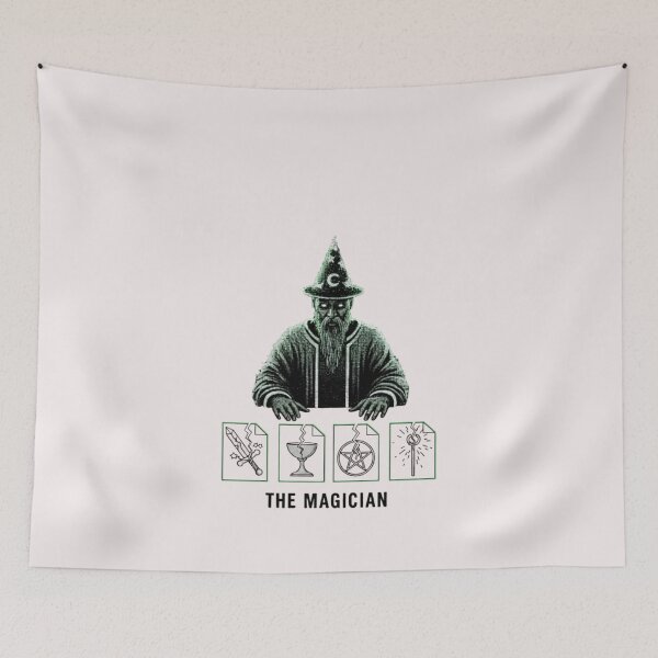 Item preview, The Magician - Cyberpunk Hacker Tarot Card designed and sold by NewGenWitchcraft.