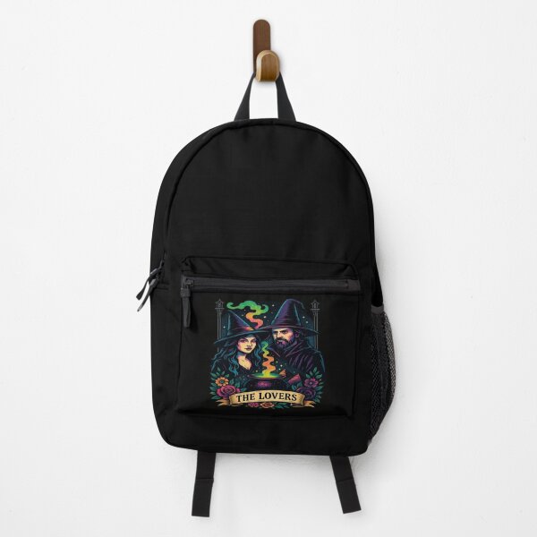 Item preview, The Lovers Witch & Warlock – Gothic Tarot Cauldron Magic, Witchcore Occult Lovers Gift designed and sold by POD DYNASTY | Original Print On Demand T-Shirt Graphics.