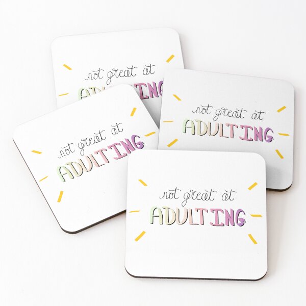 Item preview, Not Great at Adulting designed and sold by Rachel Bishop.