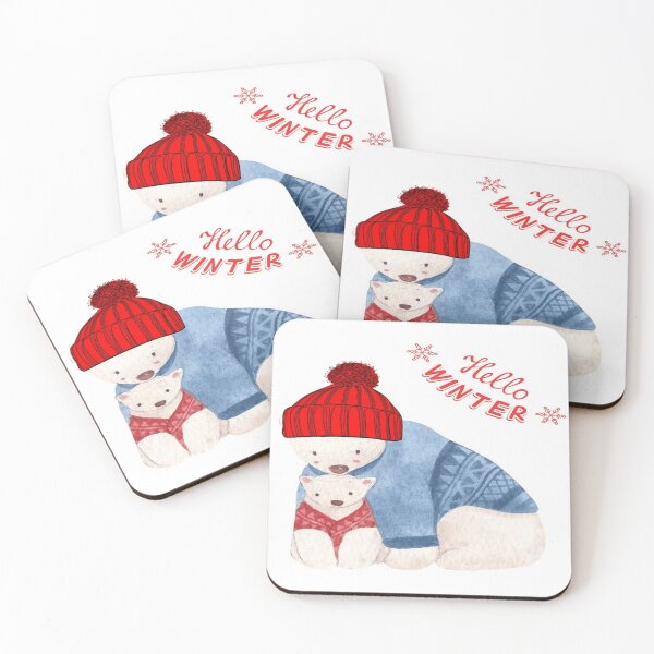 Item preview, HELLO WINTER ❄️ | Minimalist and Soft Design designed and sold by sosservice.