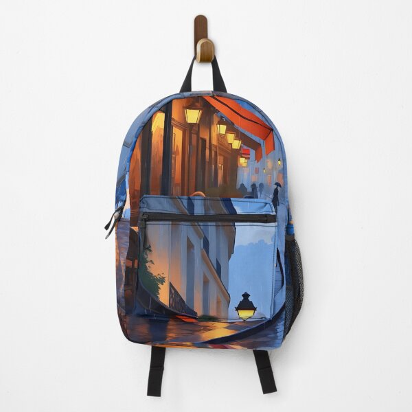 Item preview, Parisian Street Scene at Twilight designed and sold by Sharon Schwalbe.