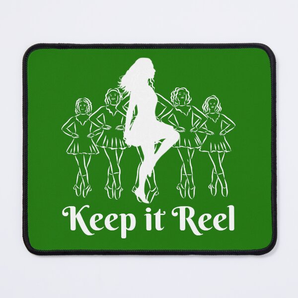 Item preview, Keep it Reel Irish Dance Silhouette designed and sold by Urban-Celt.
