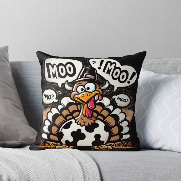 Item preview, turkey moo funny thanksgiving T-Shirt designed and sold by limos.