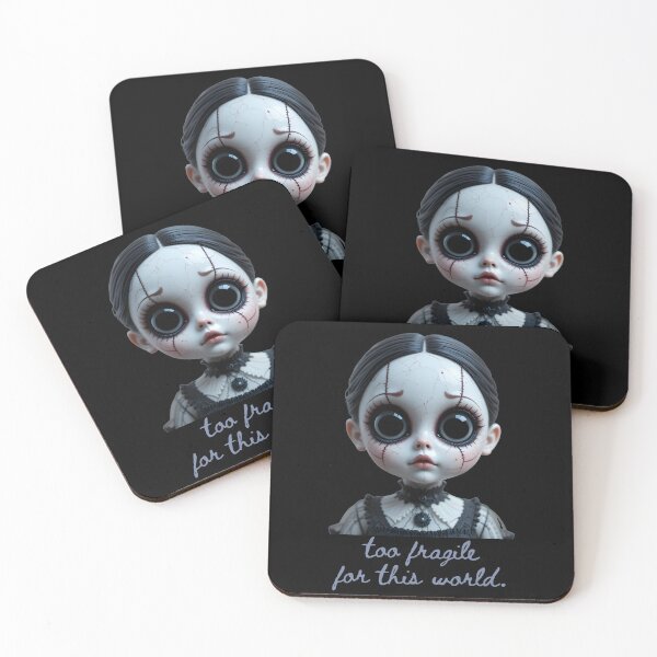Item preview, Creepy Cute Doll "too fragile for this world" | Sad Gothic Porcelain Doll designed and sold by EnigmaticGoth.