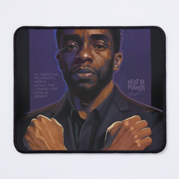 Item preview, Rest in Power: Chadwick Boseman Tribute Portrait designed and sold by XavierRuffin.
