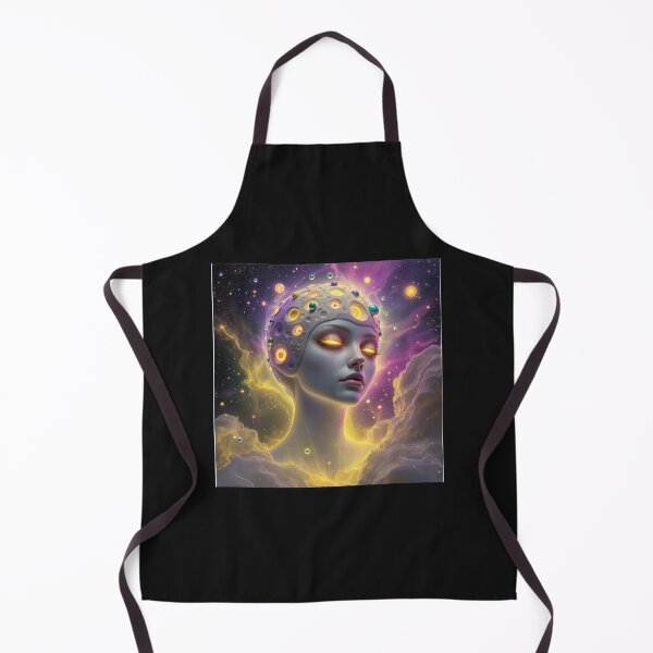 Item preview, Celestial Goddess with Glowing Eyes designed and sold by UXVisionCraft28.