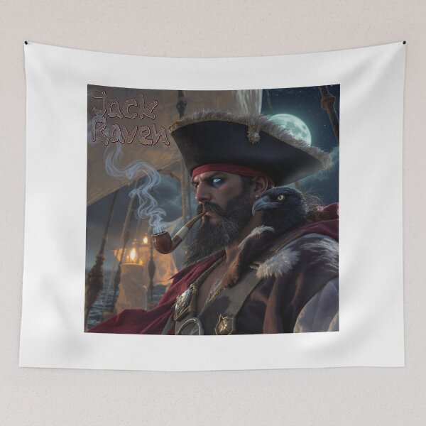 Item preview, Pirate Jack Raven Print designed and sold by Lichentroupe63.