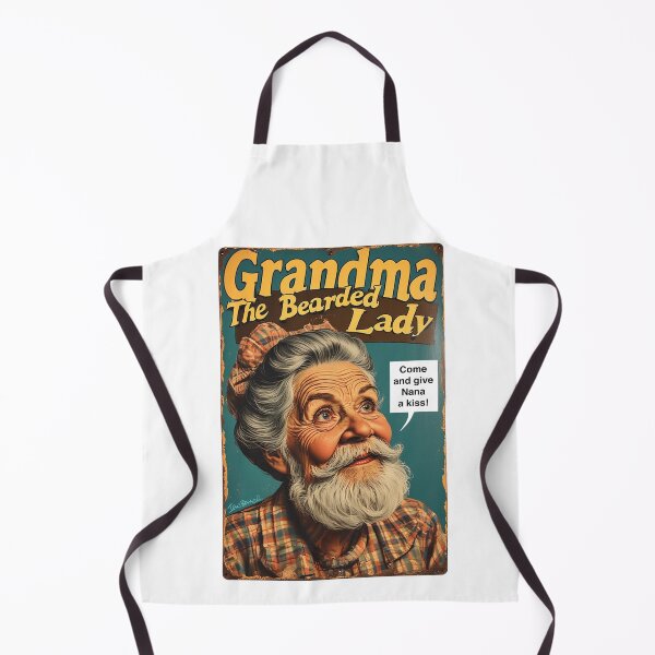 Item preview, Grandma - The Bearded Lady! designed and sold by IanBakerToons.
