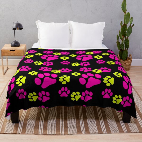 Item preview, abstract pattern geometric design | colorful cat footprint pattern design designed and sold by Swati's Digital Den.