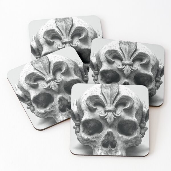 Item preview, Skull Fleur De Lis designed and sold by MatrixTattoo.