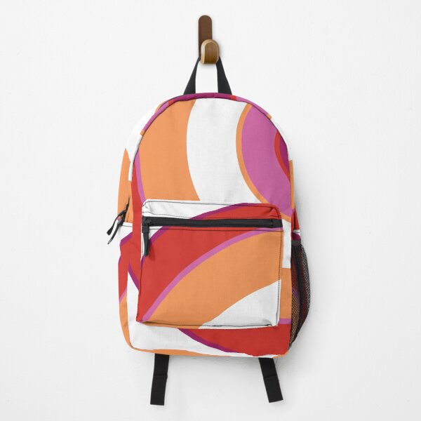 Item preview, Abstract Concentric Circles Lesbian Pride Flag designed and sold by RyanGDesign.