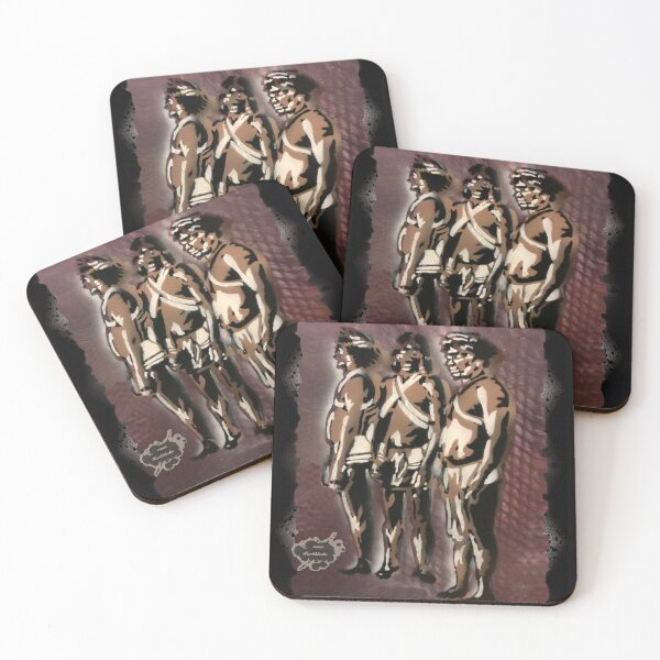 Item preview, Portrait of Indians from Panama designed and sold by marysfarbklecks.