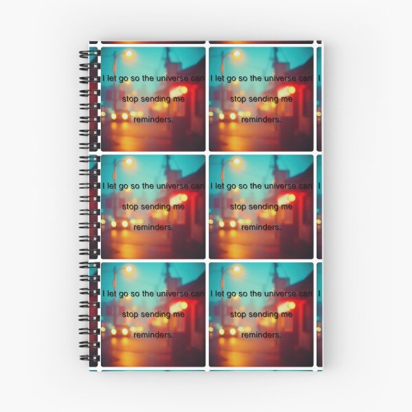 Item preview, I let go so the universe can stop sending me reminders. designed and sold by vagar.
