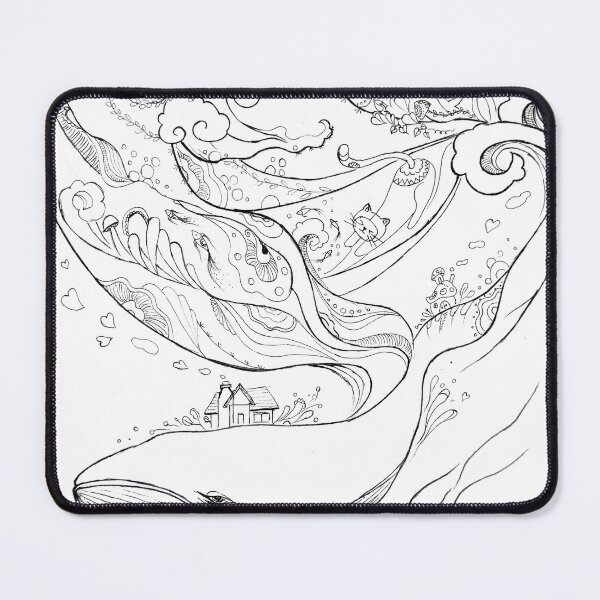 Item preview, Dreamy Whale of Imagination designed and sold by LinglingArt.