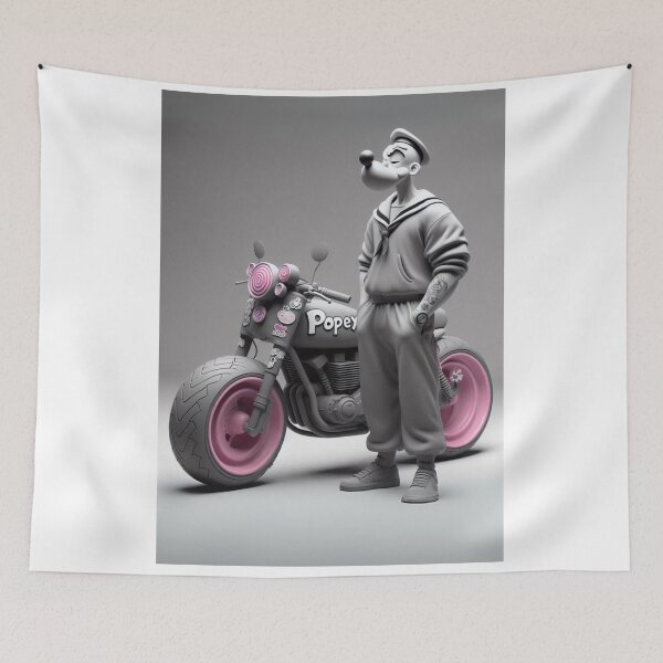 Item preview, "Spinach & Speed: Popeye’s Vroom With a View!" designed and sold by Print Fiction.