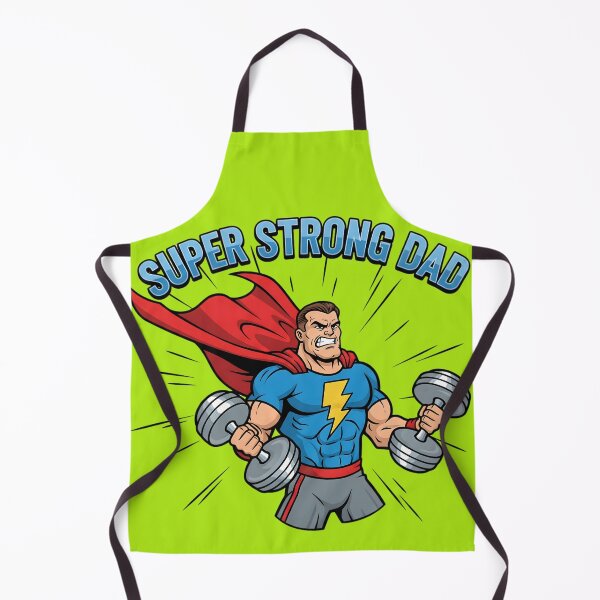Item preview, Strong Super Dad T-Shirt – Fitness Hero Design designed and sold by Nuvra Clothing.