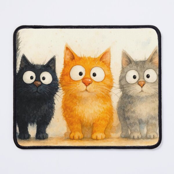 Item preview, Cute Kittens Tom Cat Family ' ReaLLY? ! ' Designed BY SHiRLeY MacARTHuR designed and sold by Shirley MacArthur Art.