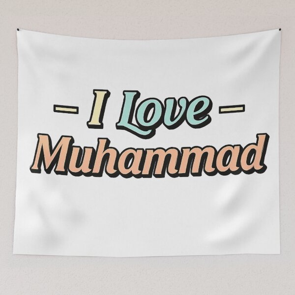 Item preview, I Love Muhammad Calligraphy Design designed and sold by Apex Designs.