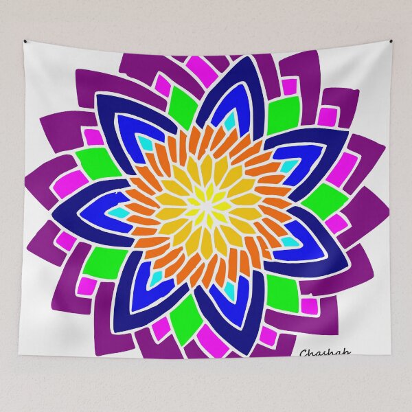 Item preview, Vibrant Galaxy Mandala designed and sold by Chashab Grapho.