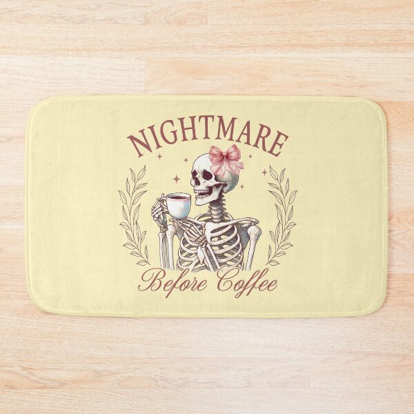 Item preview, Nightmare Before Coffee - Vintage Halloween Art designed and sold by Frame & Fold.