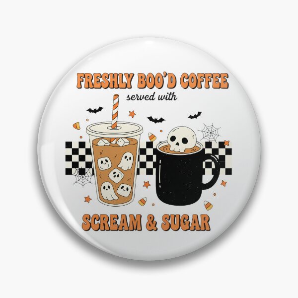 Item preview, Freshly Boo'd Coffee - PUMPKIN SPOOKY DRINKS SKULLS AND SPOOKY GHOSTS designed and sold by justyna-s28.