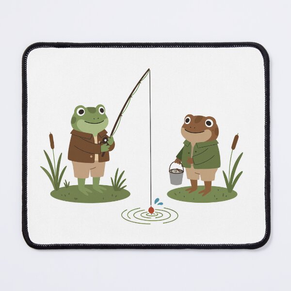 Item preview, Frog and Toad Fishing at the Pond designed and sold by Tropical art.
