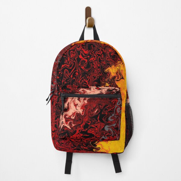 Item preview, Digital Abstract Flame Flow – Red Orange Yellow Black | UKXDesign designed and sold by UKXDesigns.