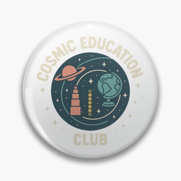 Item preview, Cosmic Education Club | Montessori Cosmic Education Retro Design designed and sold by MforMontessori.