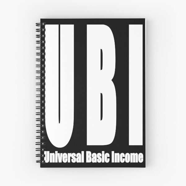 Item preview, UBI black T-Shirt - Universal Basic Income Protest Tee | Strong Opinions designed and sold by Strong Opinions.