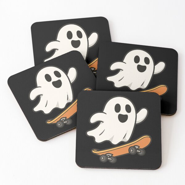 Item preview, Ghost on a Skateboard designed and sold by Prints-by-Olaf.