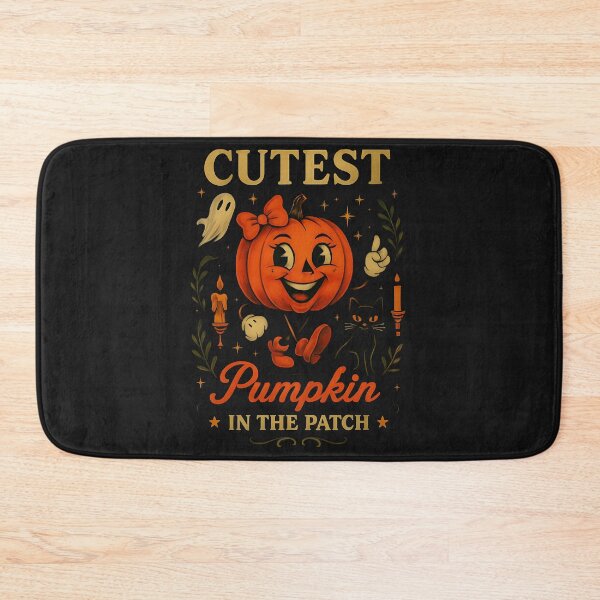 Item preview, Cutest Pumpkin in the Patch – Funny Halloween Shirt for Pumpkin Lovers & Cat Fans designed and sold by JoyMuse.