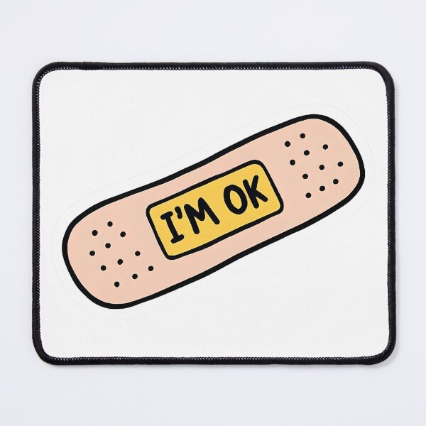 Item preview, I'm OK Bandage designed and sold by SnugFabrics.