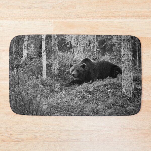 Item preview, Moment of rest. Brown bear 2025 bw designed and sold by Jouko Lehto Photography.