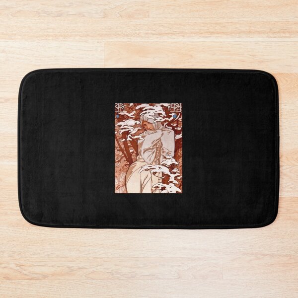 Item preview, Vintage Alphonse Mucha - Winter 1897 Art Nouveau  	 designed and sold by emjescie58.