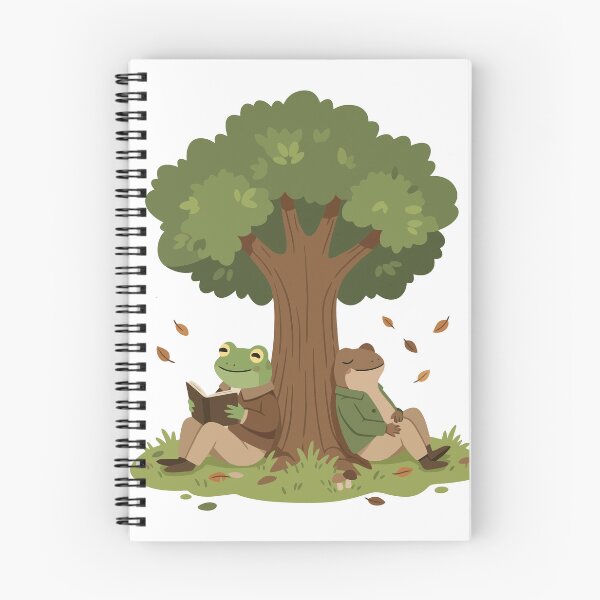 Item preview, Frog and Toad Reading Under a Tree designed and sold by Tropical art.