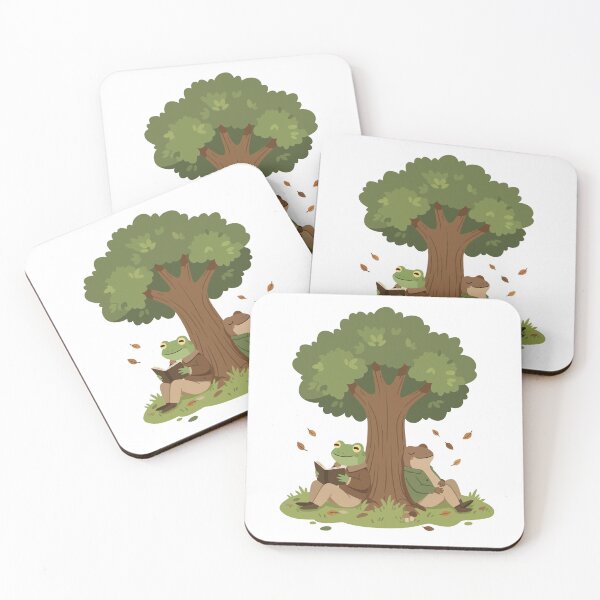 Item preview, Frog and Toad Reading Under a Tree designed and sold by Tropical art.