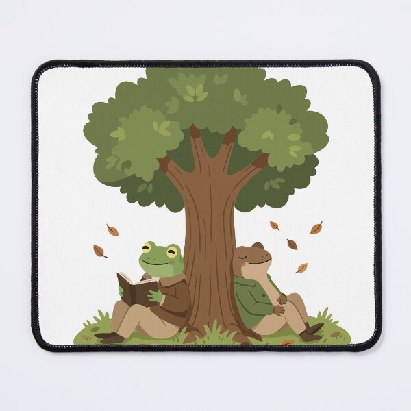 Item preview, Frog and Toad Reading Under a Tree designed and sold by Tropical art.