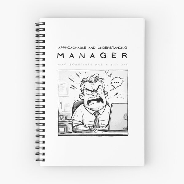 Item preview, Manager, funny comics style artwork, angry boss designed and sold by silent-violin.