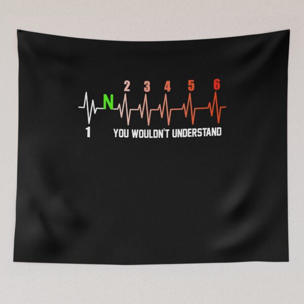 Item preview, Motorcycle Heartbeat Biker Lover 1 Down 5 Up  	 designed and sold by cffnwaior50.