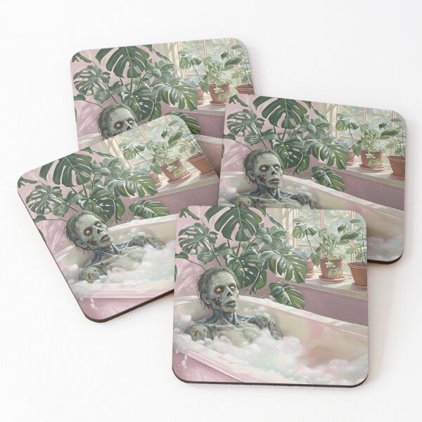 Item preview, Zombie in Pink Bathtub designed and sold by NightTimeJ.
