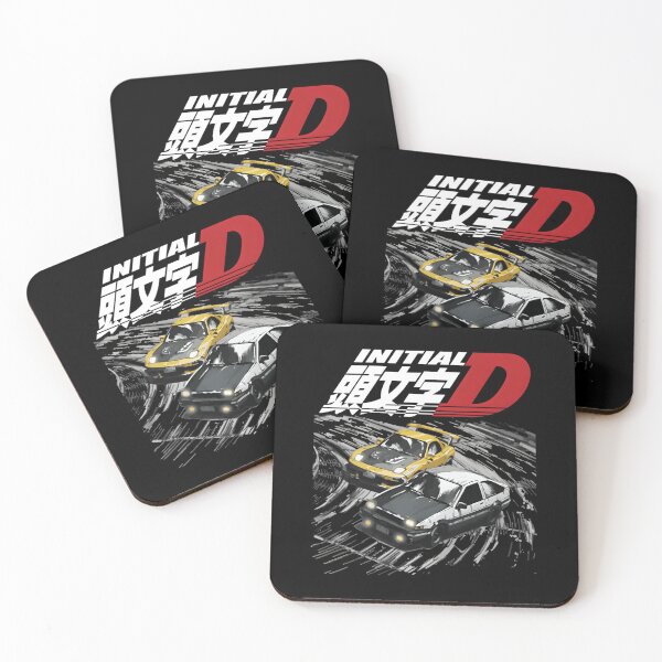 Item preview, Mountain Downhill Night Drift Racing Initial D Tandems AE86 Vs FD Rx-7  Classic 		 designed and sold by komipydjbs39.