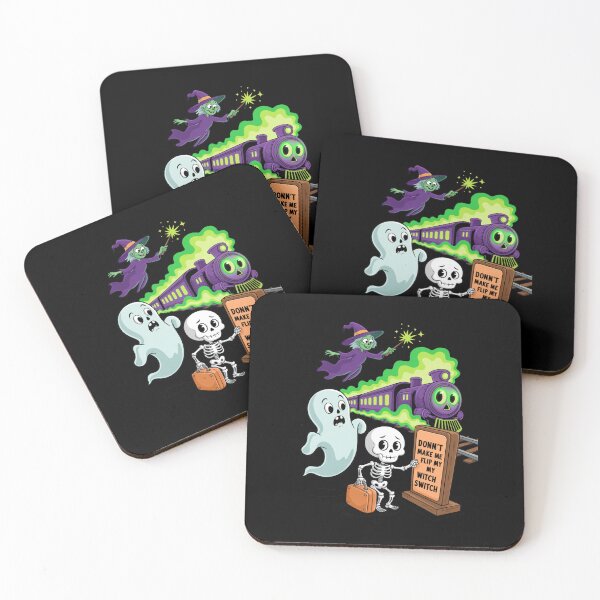 Item preview, Don't Make Me Flip My Witch Switch - Funny Train Skeleton Ghost Halloween designed and sold by Marpin91.