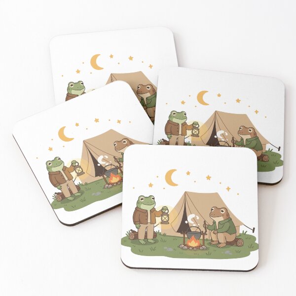 Item preview, Frog and Toad Camping by the Tent designed and sold by Tropical art.
