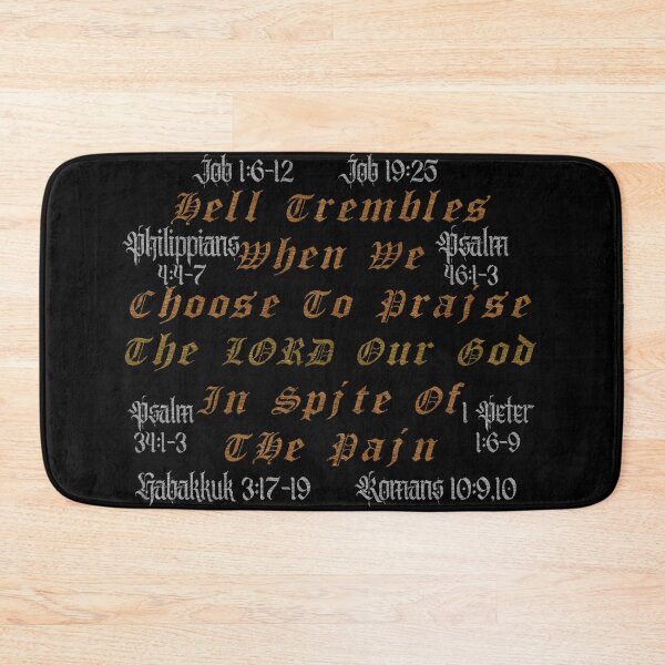 Item preview, Hell Trembles When We Praise in the Pain designed and sold by Painting For Jesus.