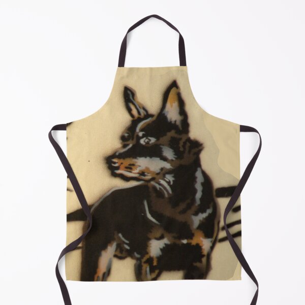 Item preview, An Australian Kelpie looks into the distance designed and sold by marysfarbklecks.