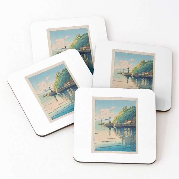 Item preview, Dawn at Mihogaseki Japanese Woodblock designed and sold by TeeARTHY.