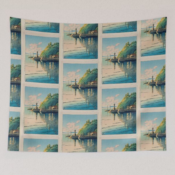 Item preview, Dawn at Mihogaseki Japanese Woodblock designed and sold by TeeARTHY.