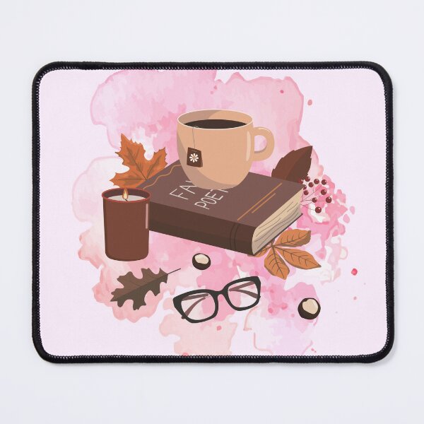 Item preview, Cozy Autumn Tea and Books – Fall Reading Aesthetic Design designed and sold by RUNO LAB.