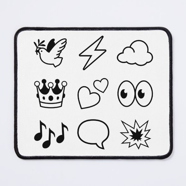 Item preview, Doodle Icon 3x3 Grid designed and sold by Vision Crafted.